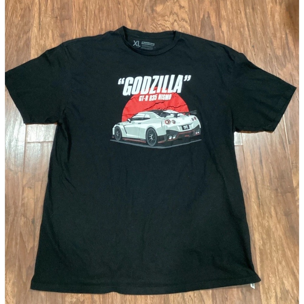 Tuner Cult Godzilla Nissan Skyline GT-R R35 T-Shirt Size Extra Large